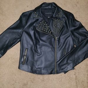 SOLD! Faux Leather Jacket